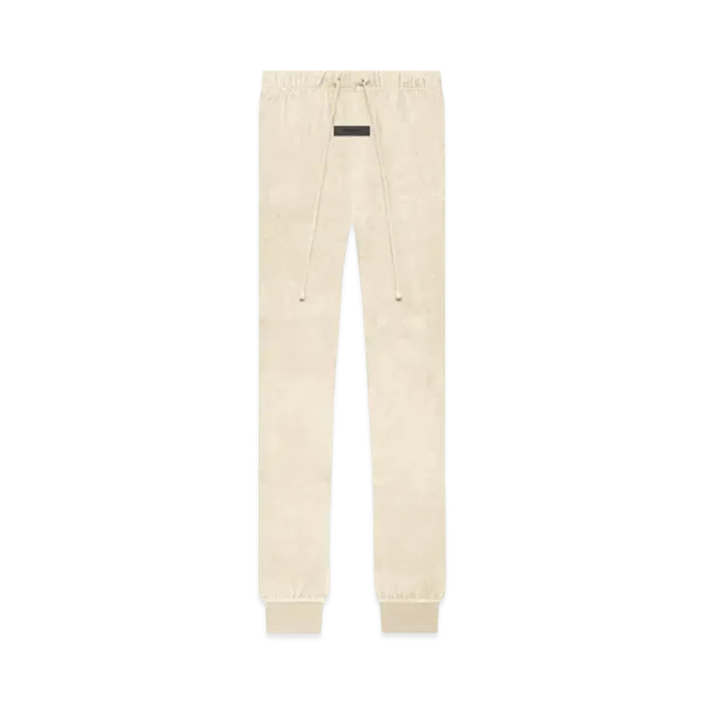 FEAR OF GOD ESSENTIALS Velour Pant "Egg Shell"