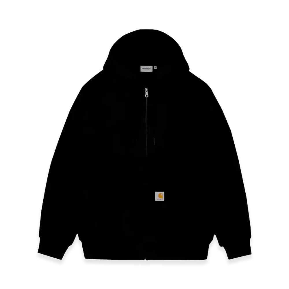 Carhartt WIP Hooded Square Label Jacket "Black"