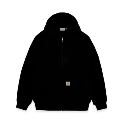 Carhartt WIP Hooded Square Label Jacket "Black"