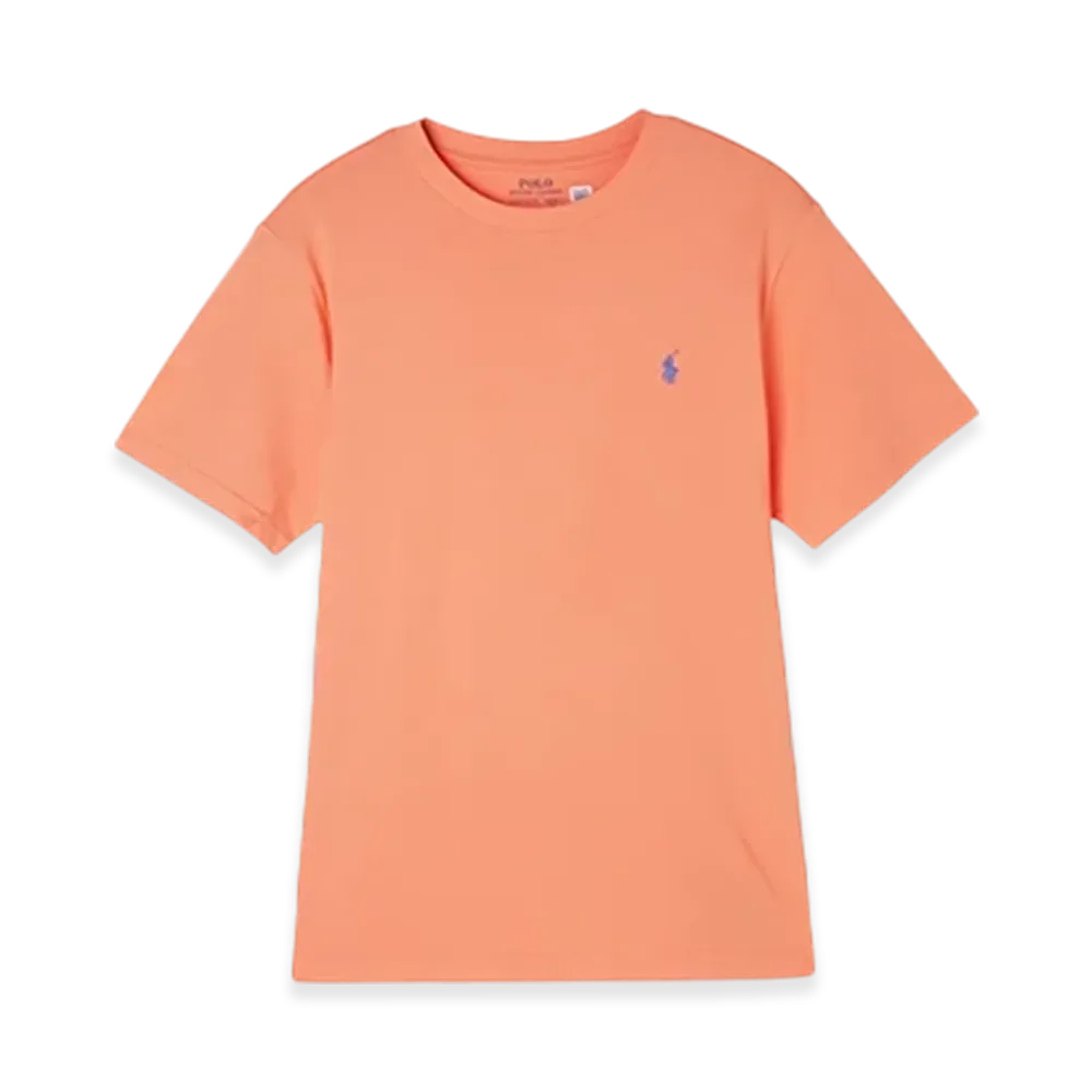 Polo Ralph Lauren Kids Short-Sleeve Cotton Jersey Crewneck Tee "Orange"
