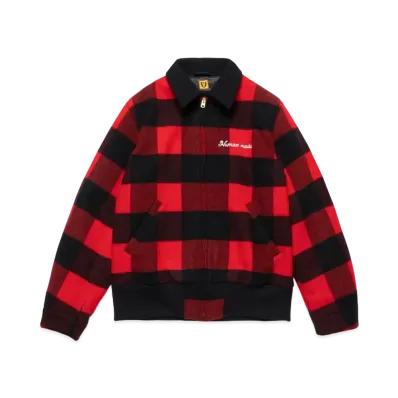 HUMAN MADE ZIP-UP LUMBER JACKET "Red"