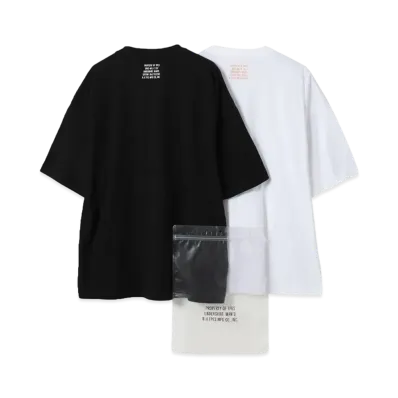 N.HOOLYWOOD 2Pack T-Shirt "BLACK x WHITE"