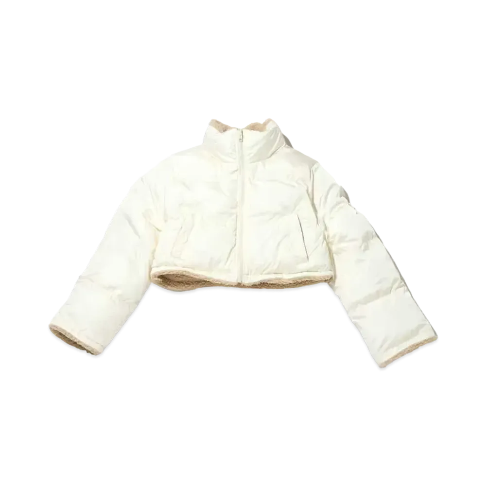 atmos pink Reversible Short Padded Jacket "Ivory"