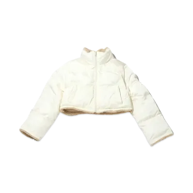atmos pink Reversible Short Padded Jacket "Ivory"