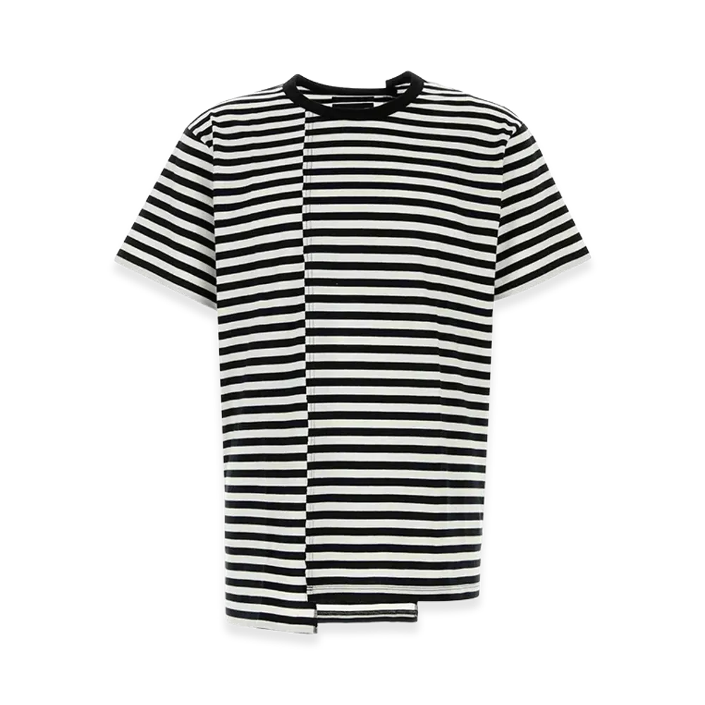 Yohji Yamamoto Embroidered Cotton T-Shirt "Black"