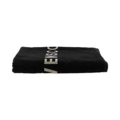 Rick Owens Beach Towel Written "Black"