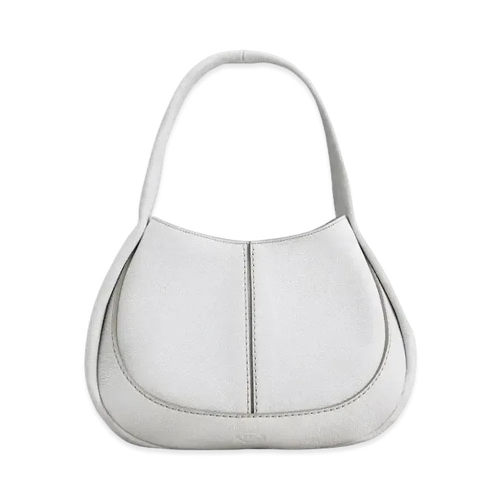 TOD'S Shirt Hobo Bag Small "White"