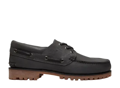 Timberland 3 Eye Lug Handsewn Boat Shoe "Dark Grey"
