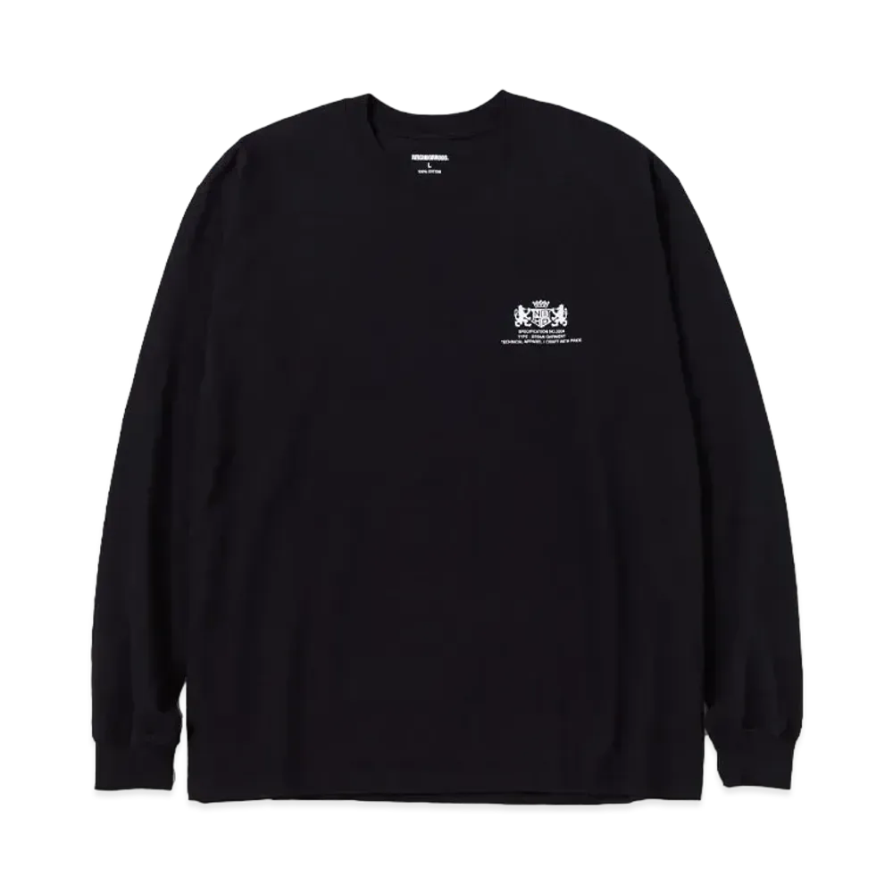 NEIGHBORHOOD NH . Tee LS-9 "Black"