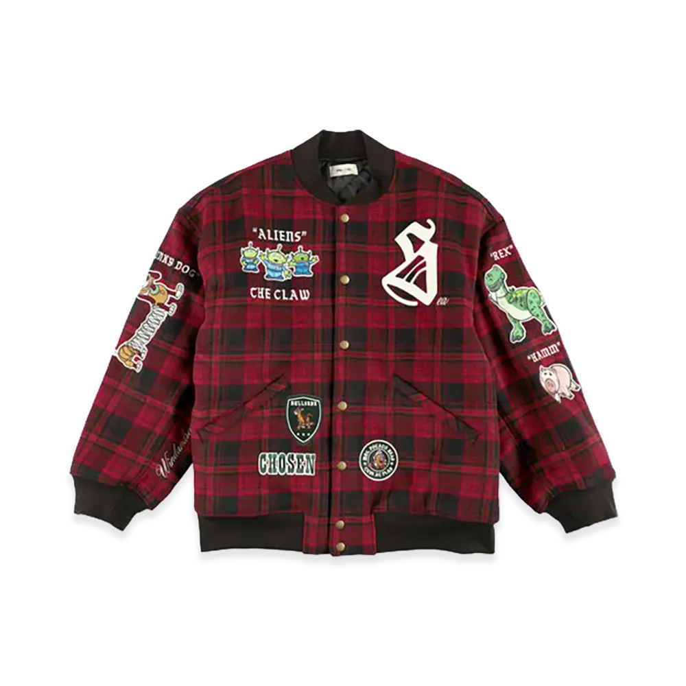WIND AND SEA x TOY STORY Check Blouson "Red"