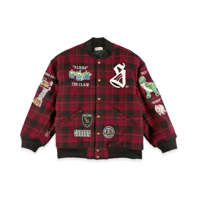 WIND AND SEA x TOY STORY Check Blouson "Red"