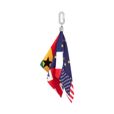 Louis Vuitton Bijoux Sac Flags Bag Charm and Key Holder
