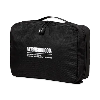 NEIGHBORHOOD Travel Pouch-S "Black"