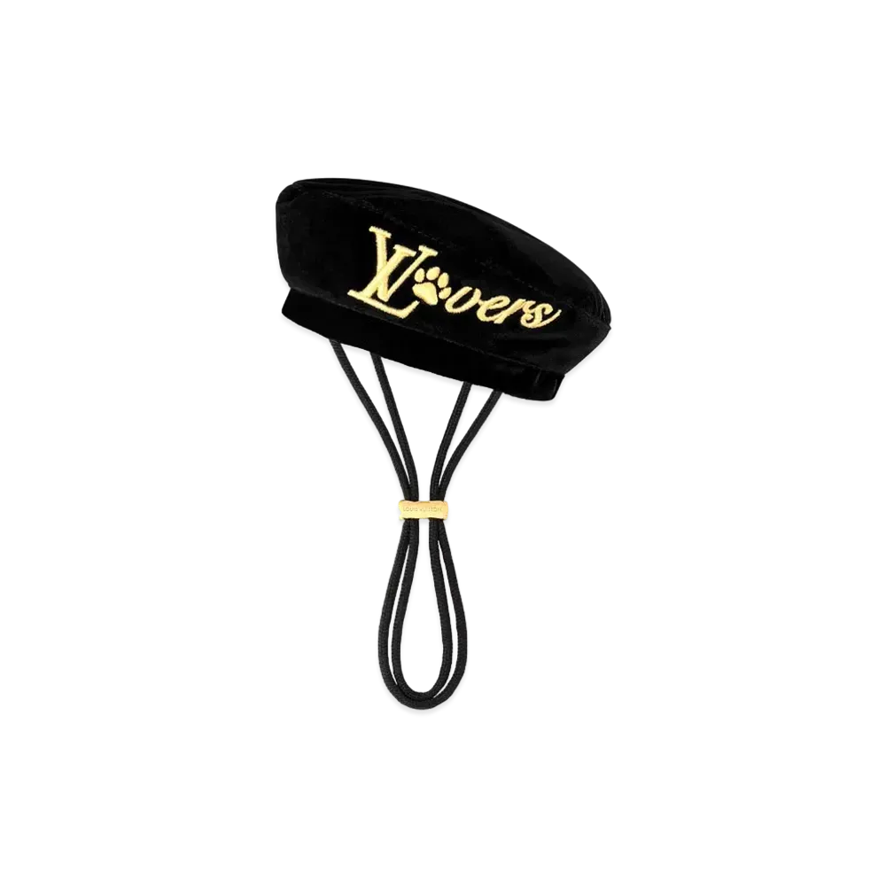 Louis Vuitton Dog Beret MM "Black Velvet"