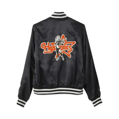 HYSTERIC GLAMOUR Star Woman Embroidery Sukajan "Black"