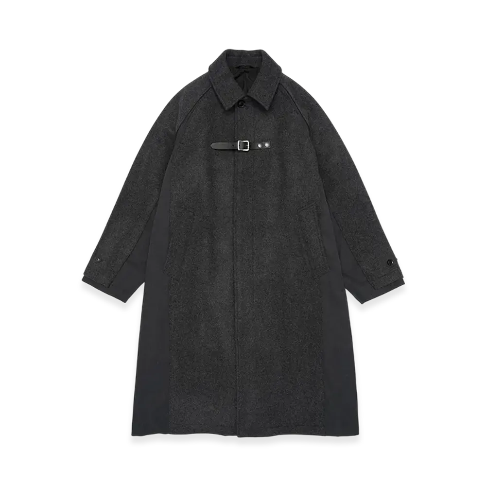 Graphpaper x YOKE Connected Bal Collar Coat "Charcoal Gray"