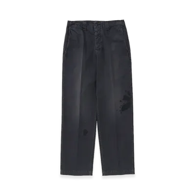 visvim Wide Chino Pants Crash "Black"