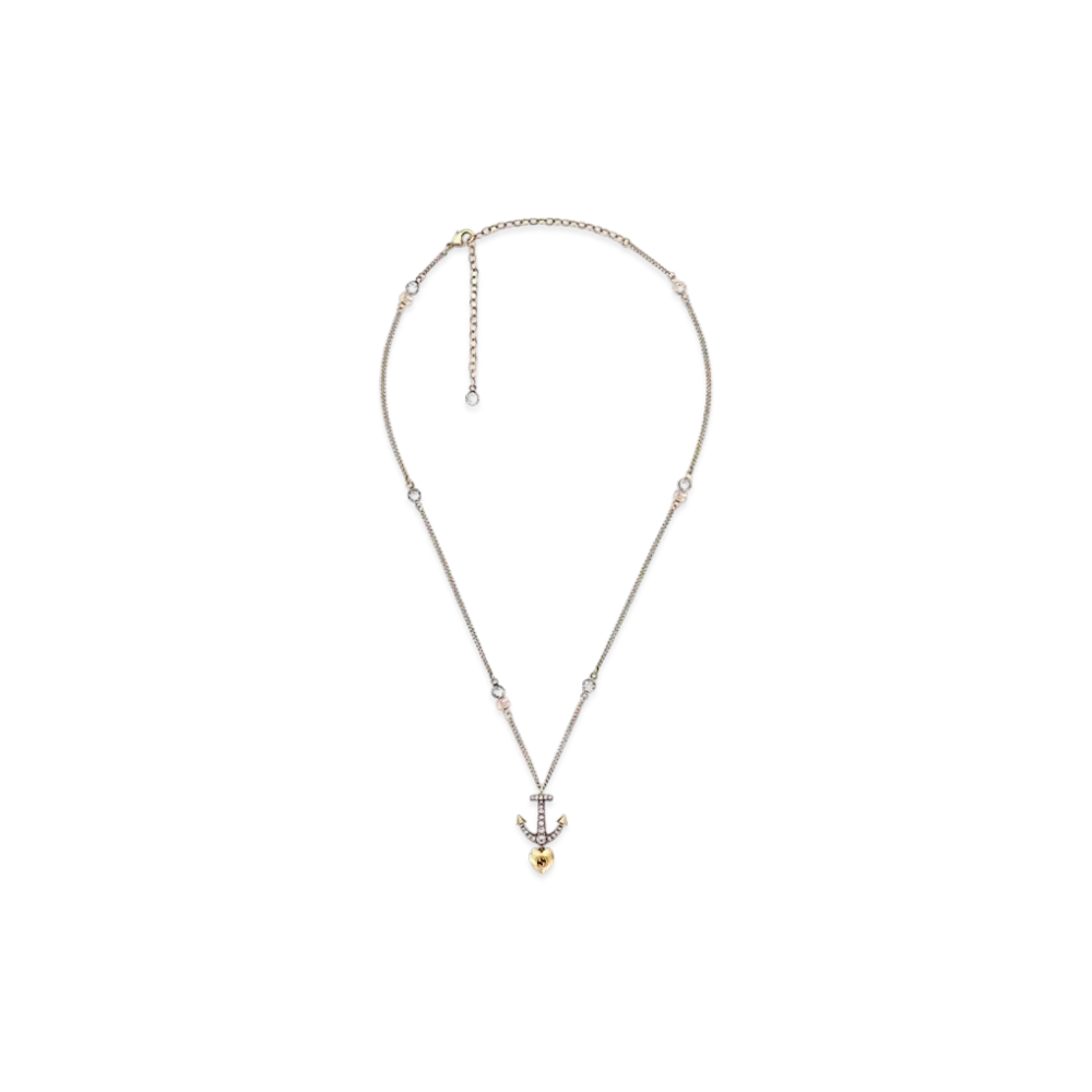 GUCCI Neckalce With Anchor And Heart