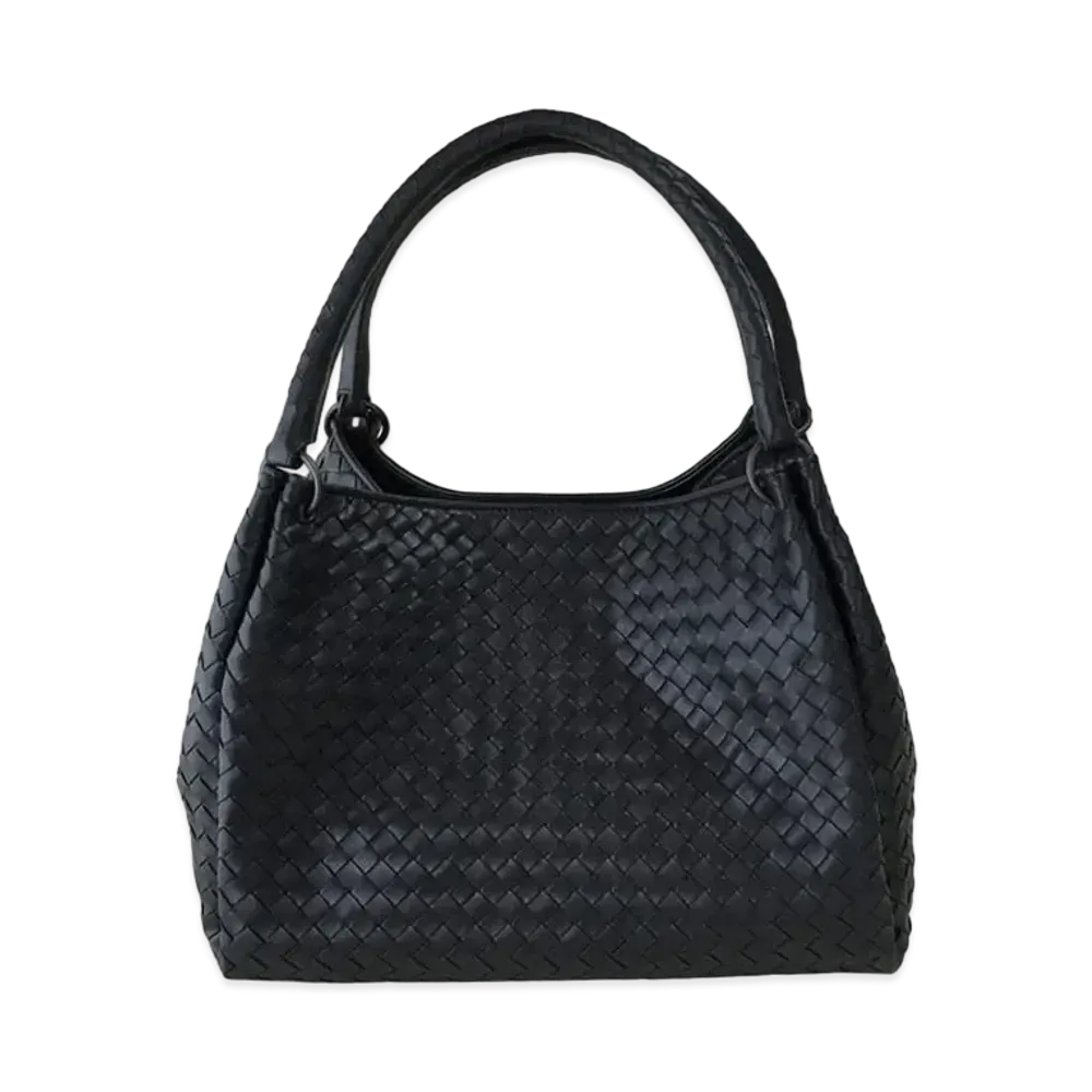 Bottega Veneta Carachute Intrecciato leather Tote Bag "Black"