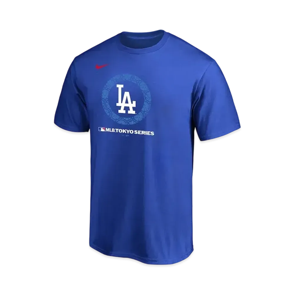 MLB Nike Dodgers MLB Tokyo Series Opening Game T-Shirt "Blue"