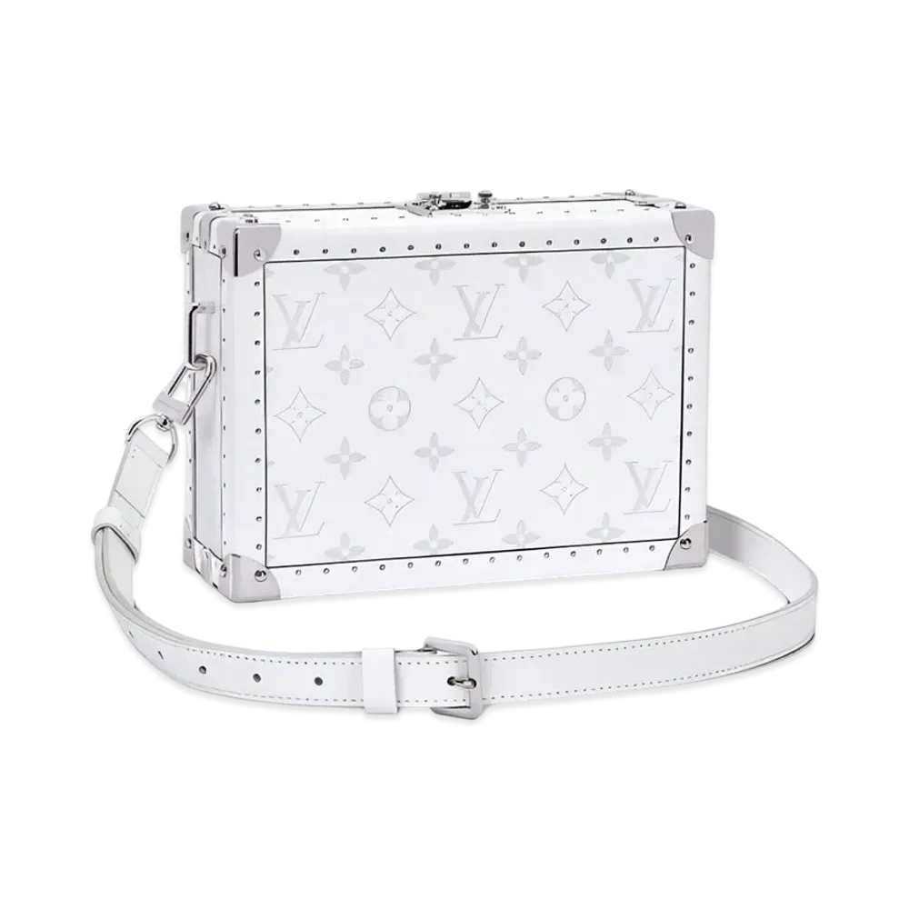 Louis Vuitton Clutch Box Taigarama "White"