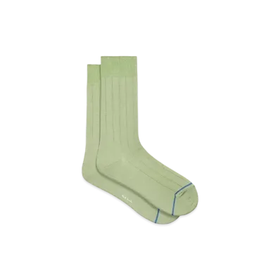 Paul Smith Collar Ribbed Socks "LightGreen"