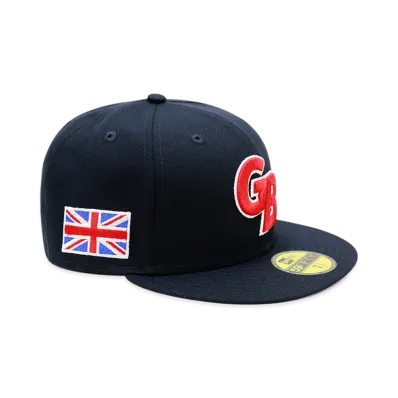 NEW ERA x THE CAP 59Fifty 2026 World Baseball Classic On-Field Great Britain "Navy"