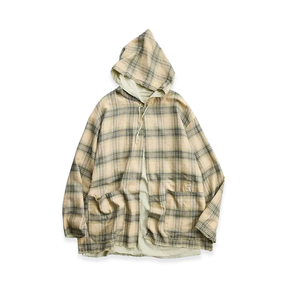 NICENESS Ravi Craft Stitch Reversible Coat "Light Green"