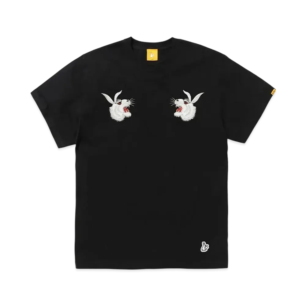 FR2 Embroidery Souvenir T-Shirt "Black"