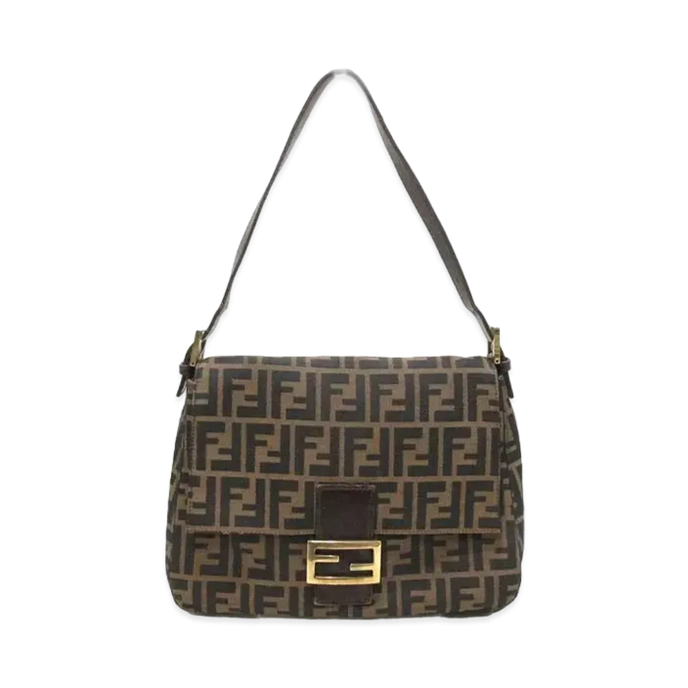 Fendi Mamma Baguette Shoulder Bag "Brown"
