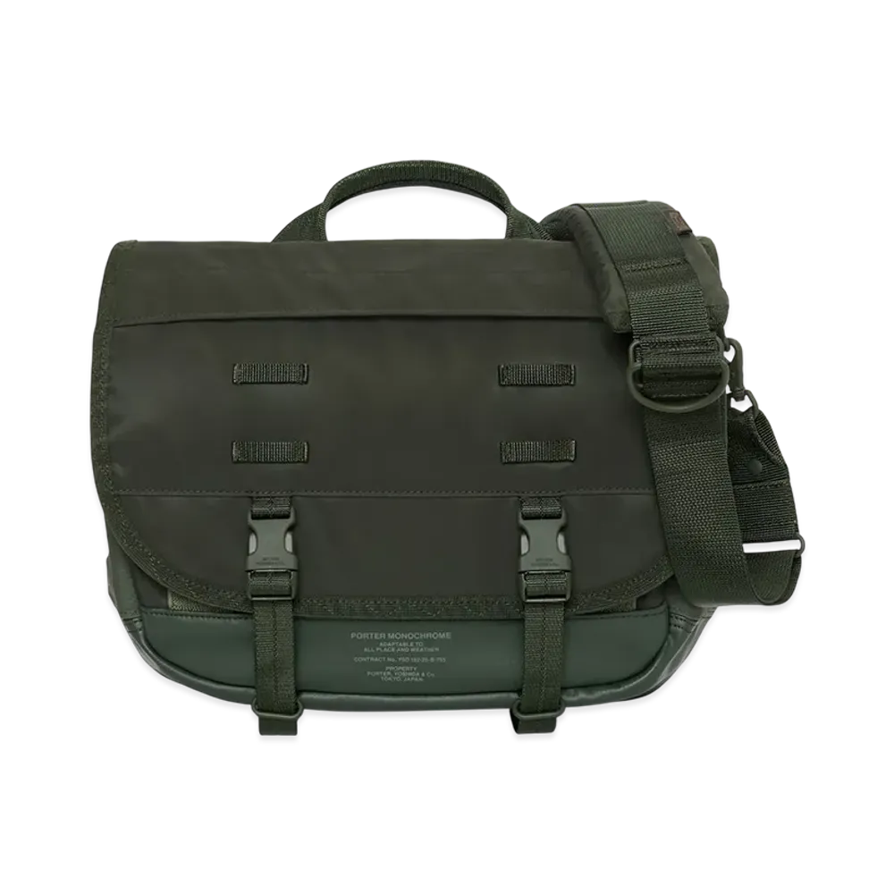 PORTER Monochrome Messengerr Bag (S) "Forest Green"