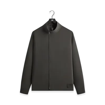 Kith &Kin x Giorgio Armani Asymmetrical Zip Front Shirt "Dark Ash"