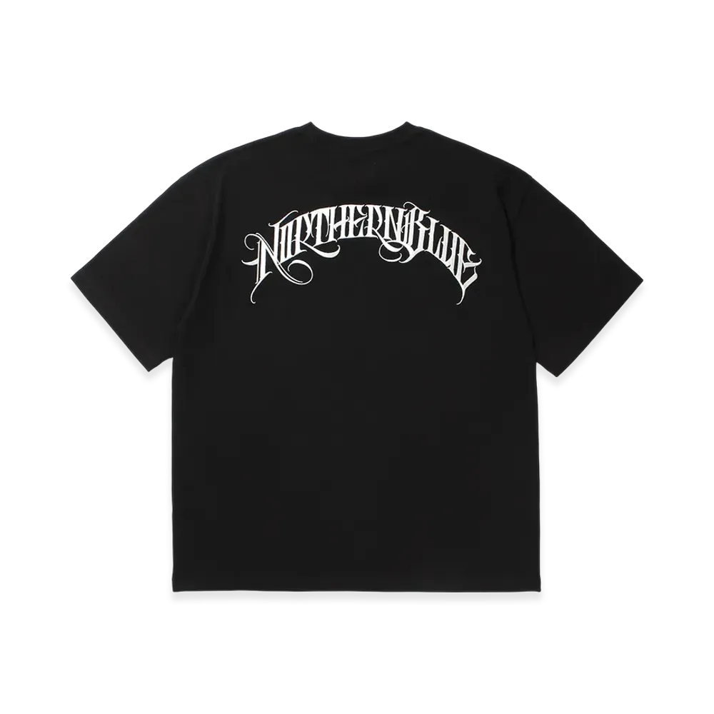 APHRODITEGANG Northernblue Embroidery S/S Tee "Black"