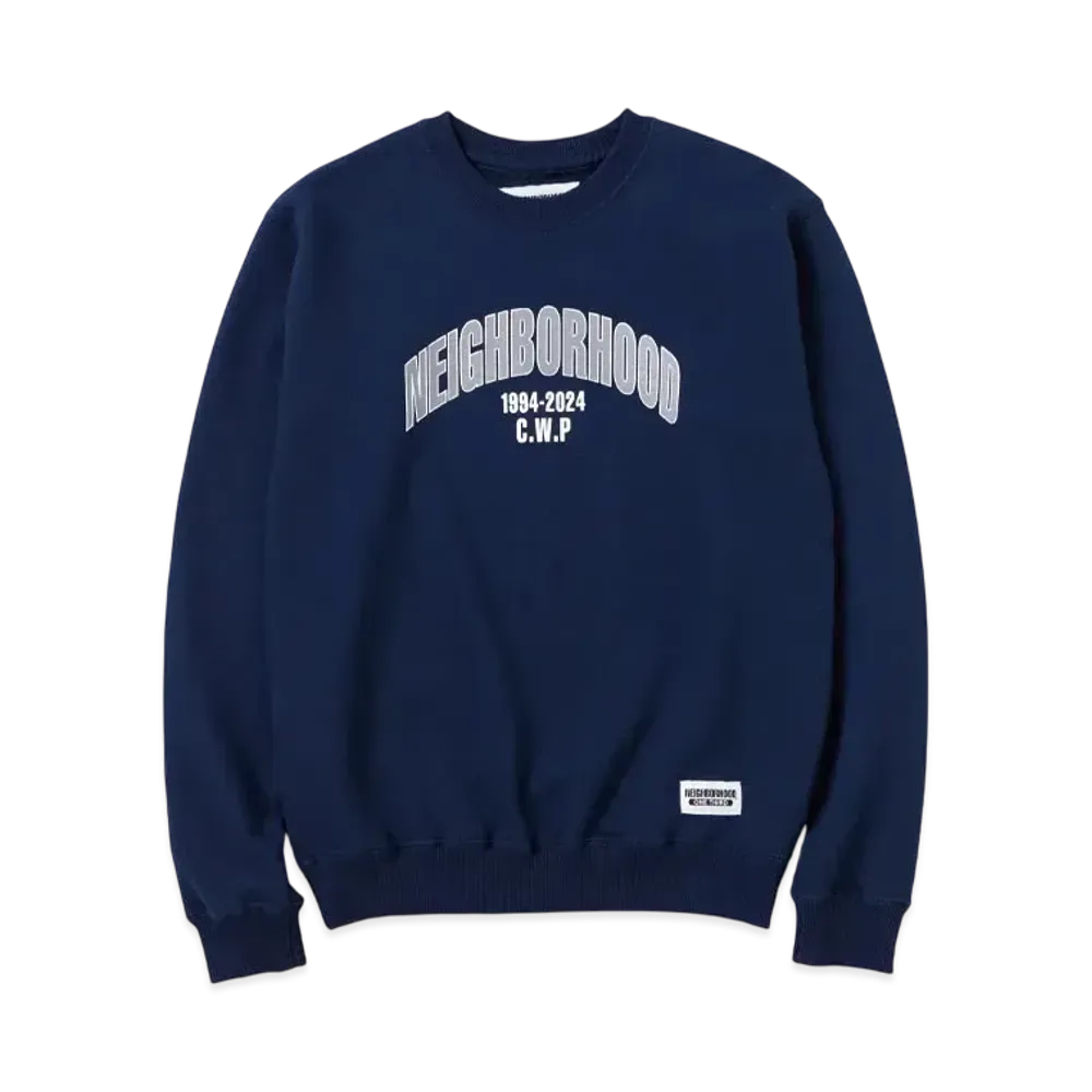 NEIGHBORHOOD OT . Sweat Shirt LS-2 "Navy"