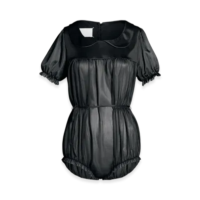 Maison Margiela Women's Sheer Bodysuit "Black"