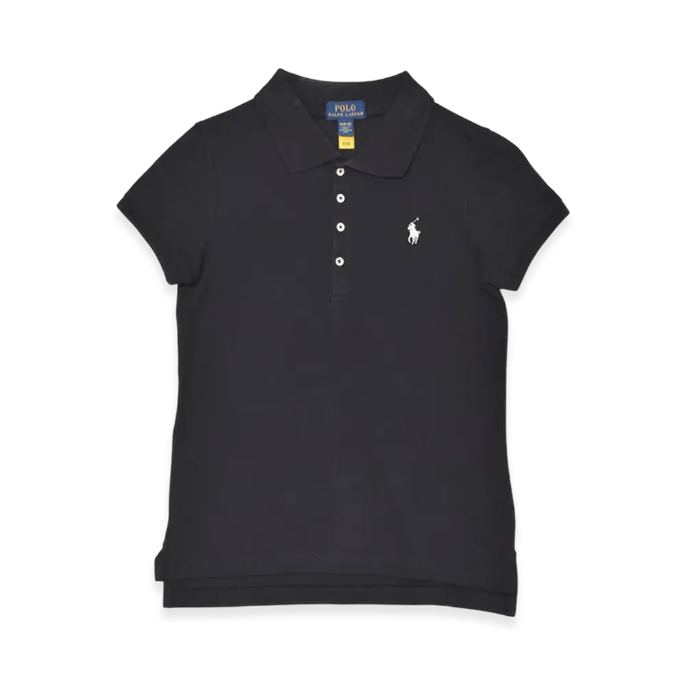 RALPH LAUREN BSR Short Sleeve Stretch Mesh Polo Shirt "Polo Black"