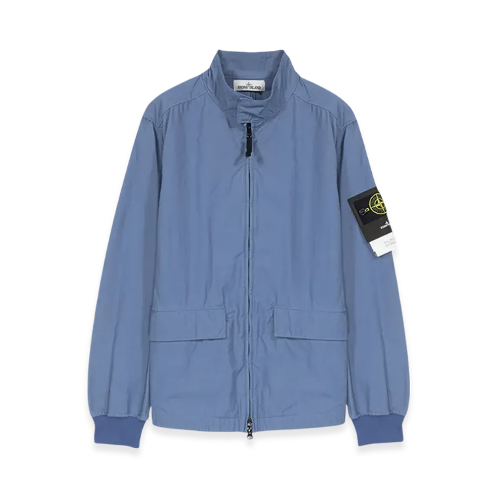 Stone Island 41033 Nylon Cotton Batavia Garment Dyed Jacket - 22SS "Mid Blue"