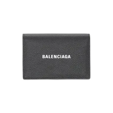 BALENCIAGA Cash Flap and Card Holder "Black"