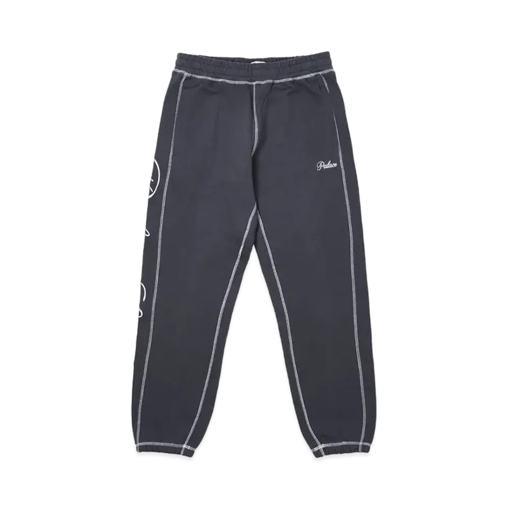 PALACE CHAIN STITCH JOGGERS "Slate Blue"