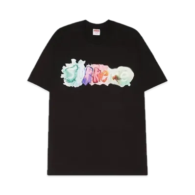 Supreme Watercolor Tee "Black"