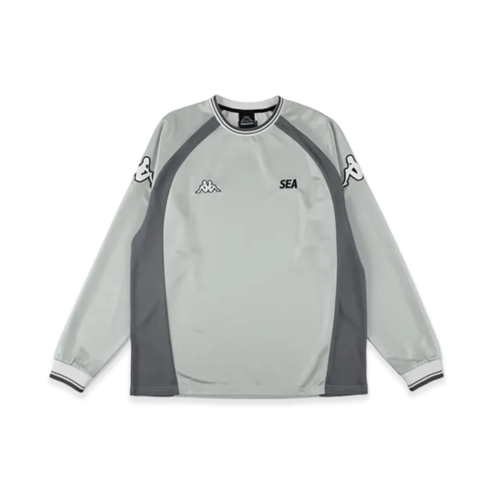 WIND AND SEA x Kappa Game L/S Shirt "L Gray"