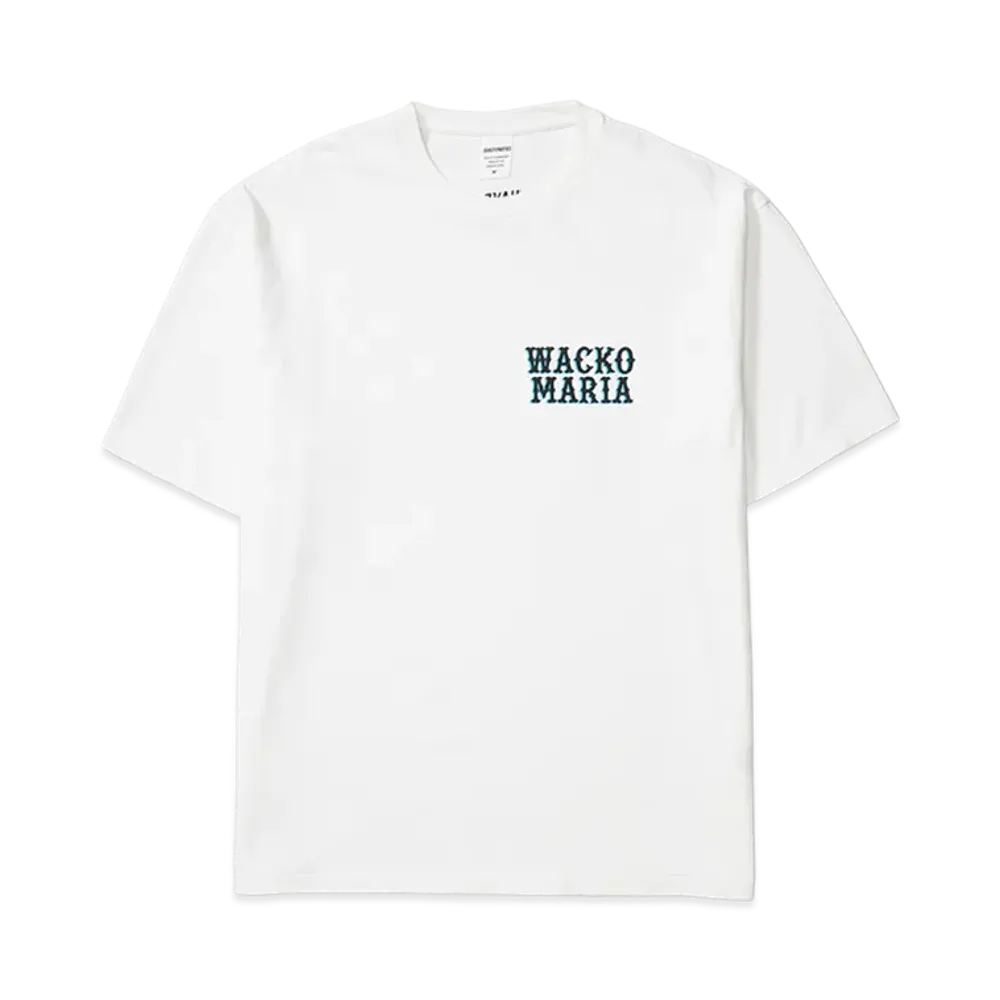 WACKO MARIA Washed Heavy Weight T-Shirt "White"