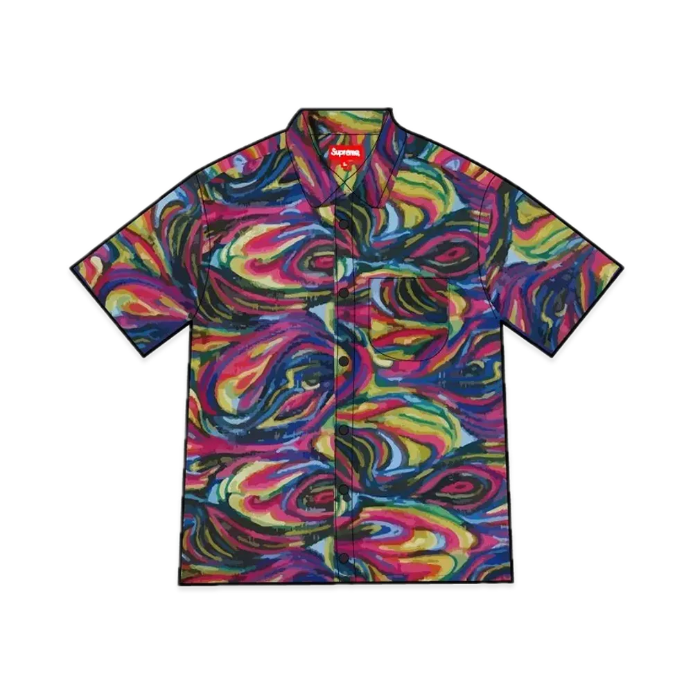 Supreme Mesh Stripe S/S Shirt "Multi"