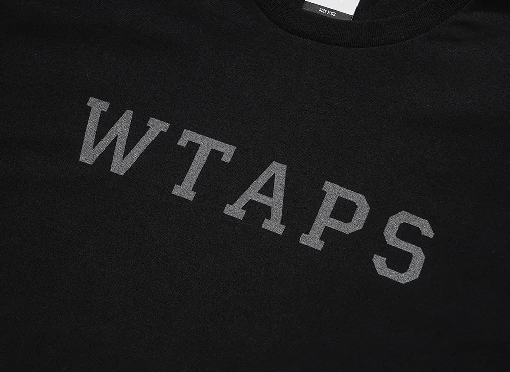 WTAS COLLEGE/SS/COTTON BLACK XL ブラック Wtaps College / SS / Cotton 