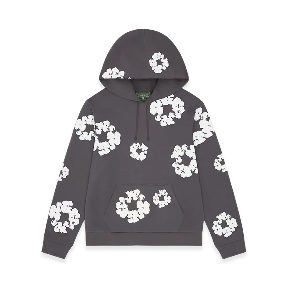 DENIM TEARS Cotton Wreath Hoodie "Charcoal"