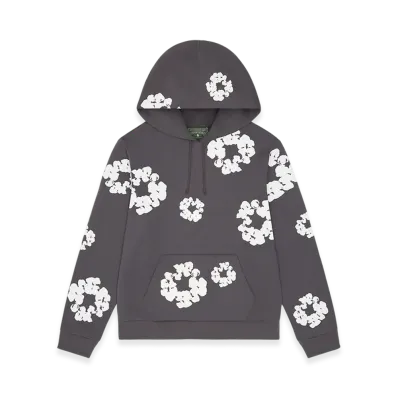 DENIM TEARS Cotton Wreath Hoodie "Charcoal"
