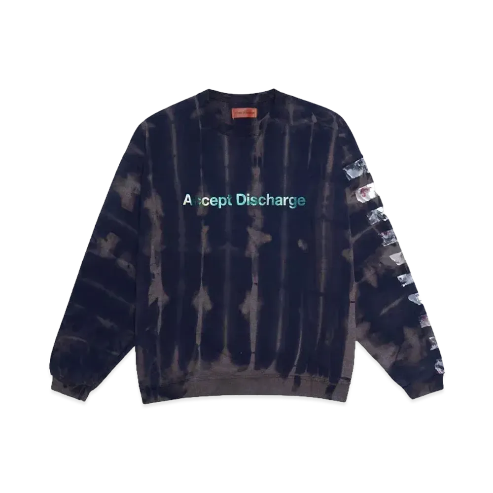 ACCEPT DISCHARGE Tie Dye Sweat "TIEDYE"