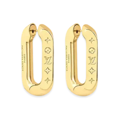 Louis Vuitton LV Edge Earrings "Gold"
