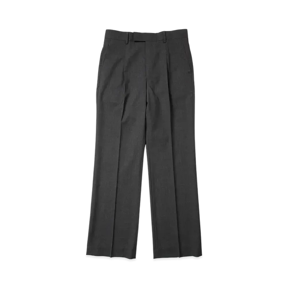 AURALEE Super Fine Tropical Wool Slacks "Top Charcoal"