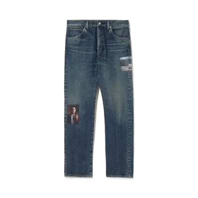 UNDERCOVER Twin Peaks Cotton Denim Pants "Light Blue Indigo"